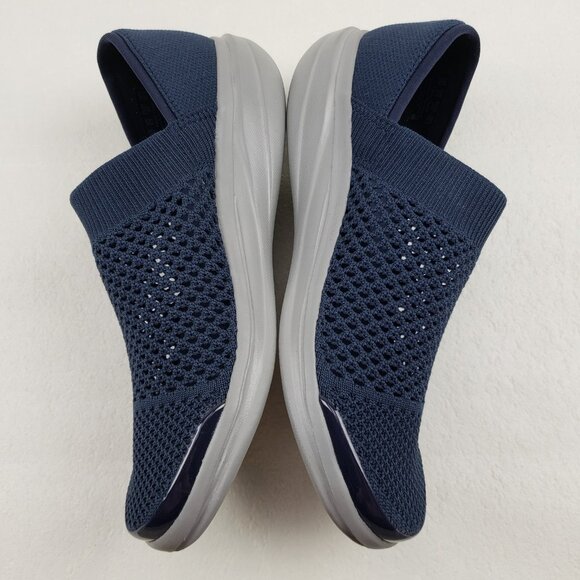 Bzees Charlie Slip On Shoe Womens 9 Blue Knit Comfort Casual Lightweight Sneaker - Picture 5 of 10
